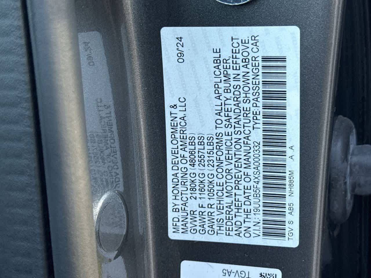 2025 Acura TLX w/Technology Package