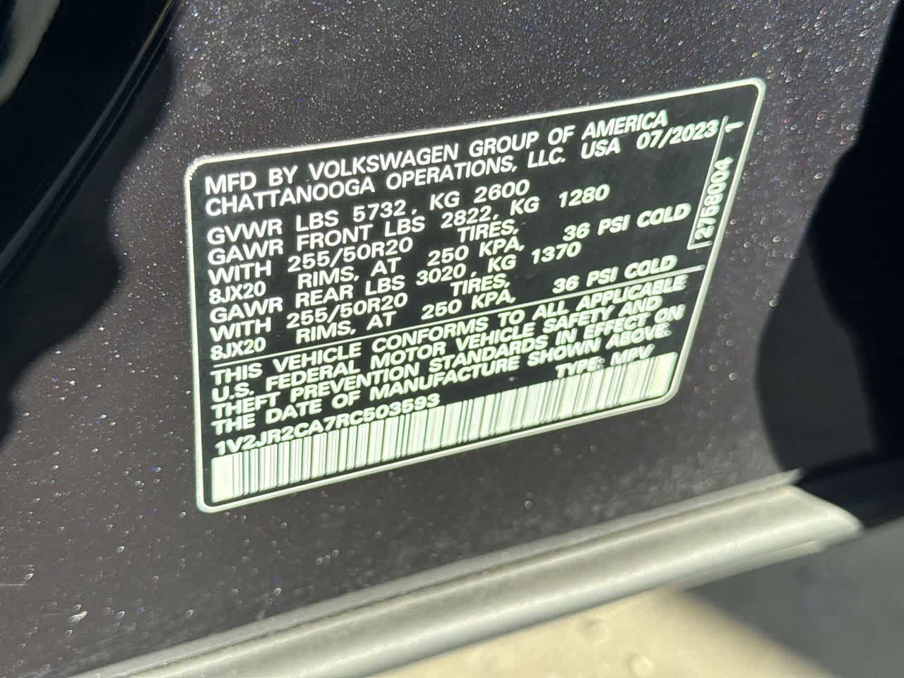 2024 Volkswagen Atlas 2.0T SE w/Technology