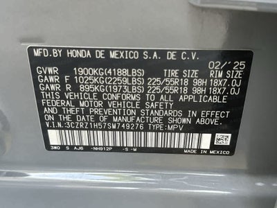 2025 Honda HR-V Sport
