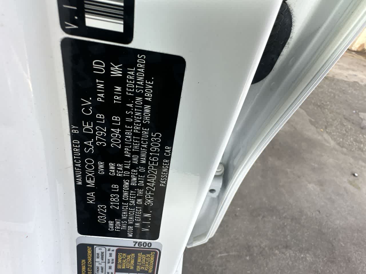 2023 Kia Forte LX