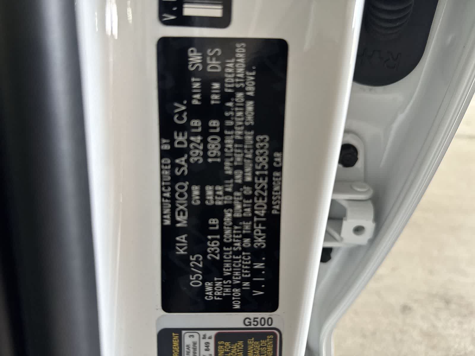 2025 Kia K4 LXS