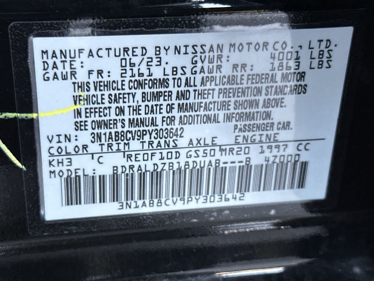 2023 Nissan Sentra SV