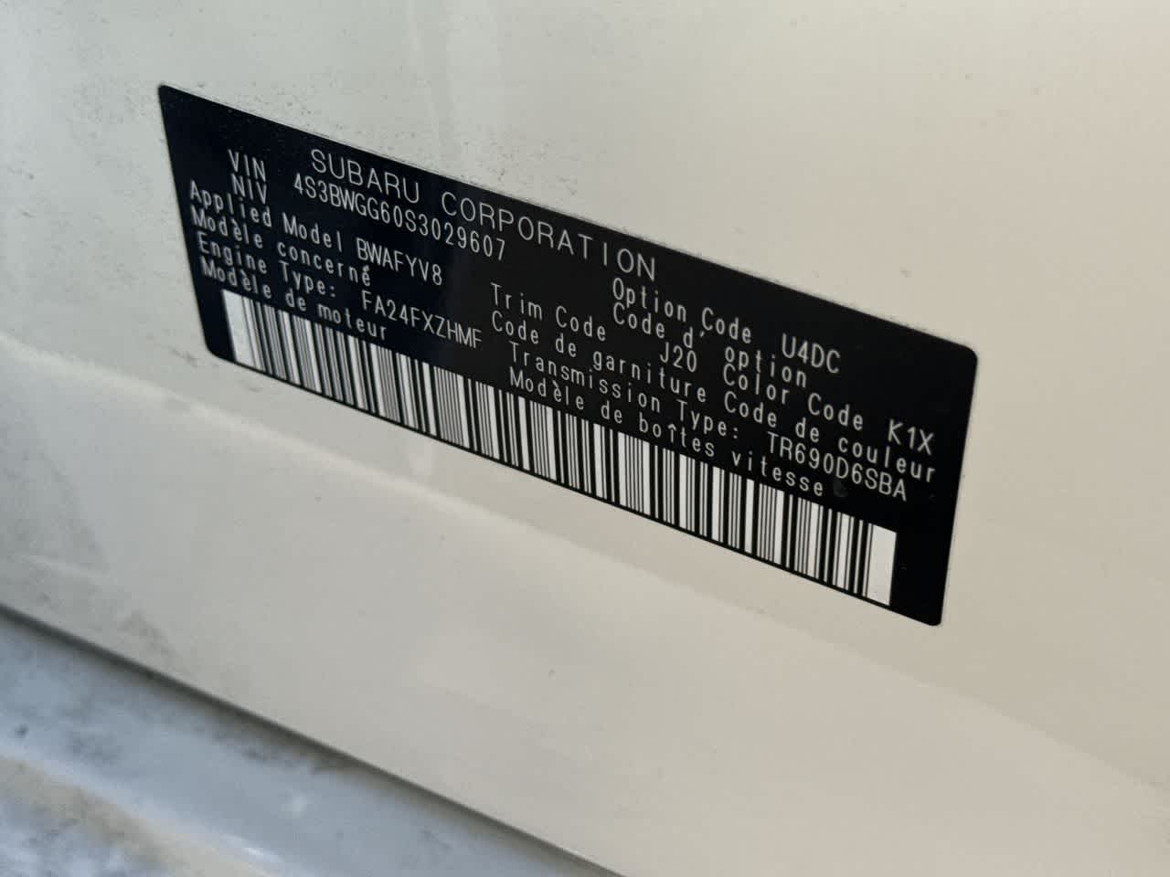 2025 Subaru Legacy Sport