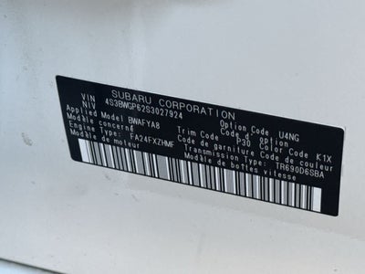 2025 Subaru Legacy Touring XT