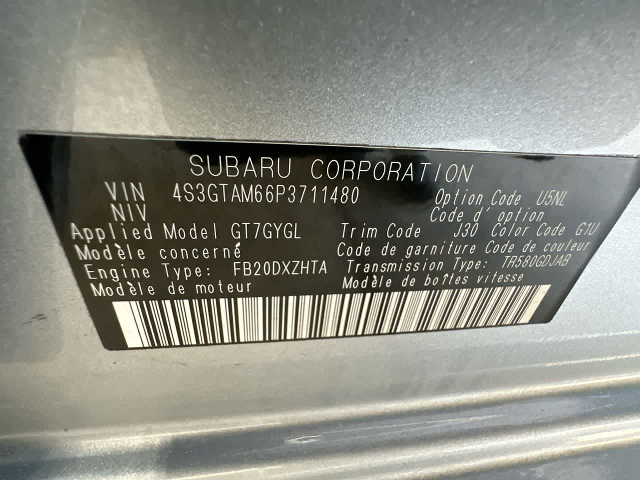 2023 Subaru Impreza Sport
