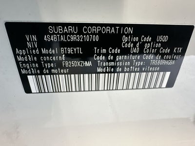 2024 Subaru Outback Onyx Edition