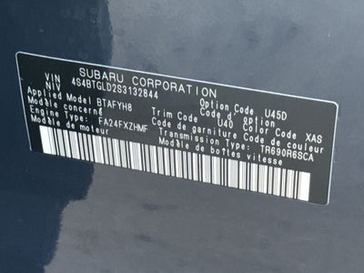 2025 Subaru Outback Onyx Edition XT