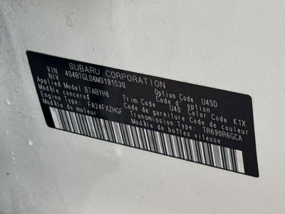 2021 Subaru Outback Onyx Edition XT