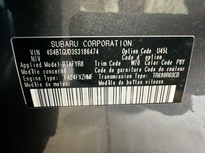 2025 Subaru Outback Wilderness