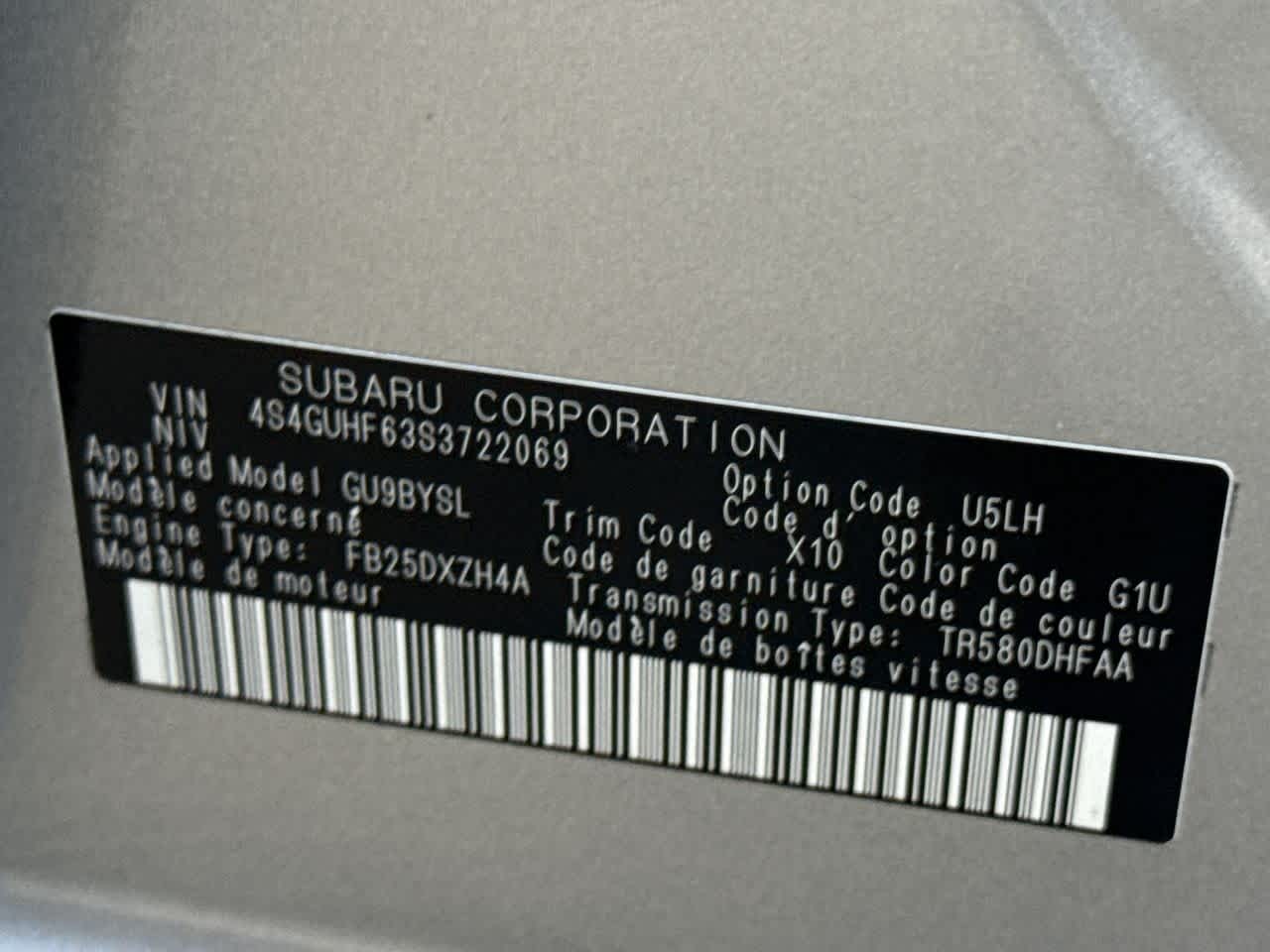 2025 Subaru Crosstrek Sport