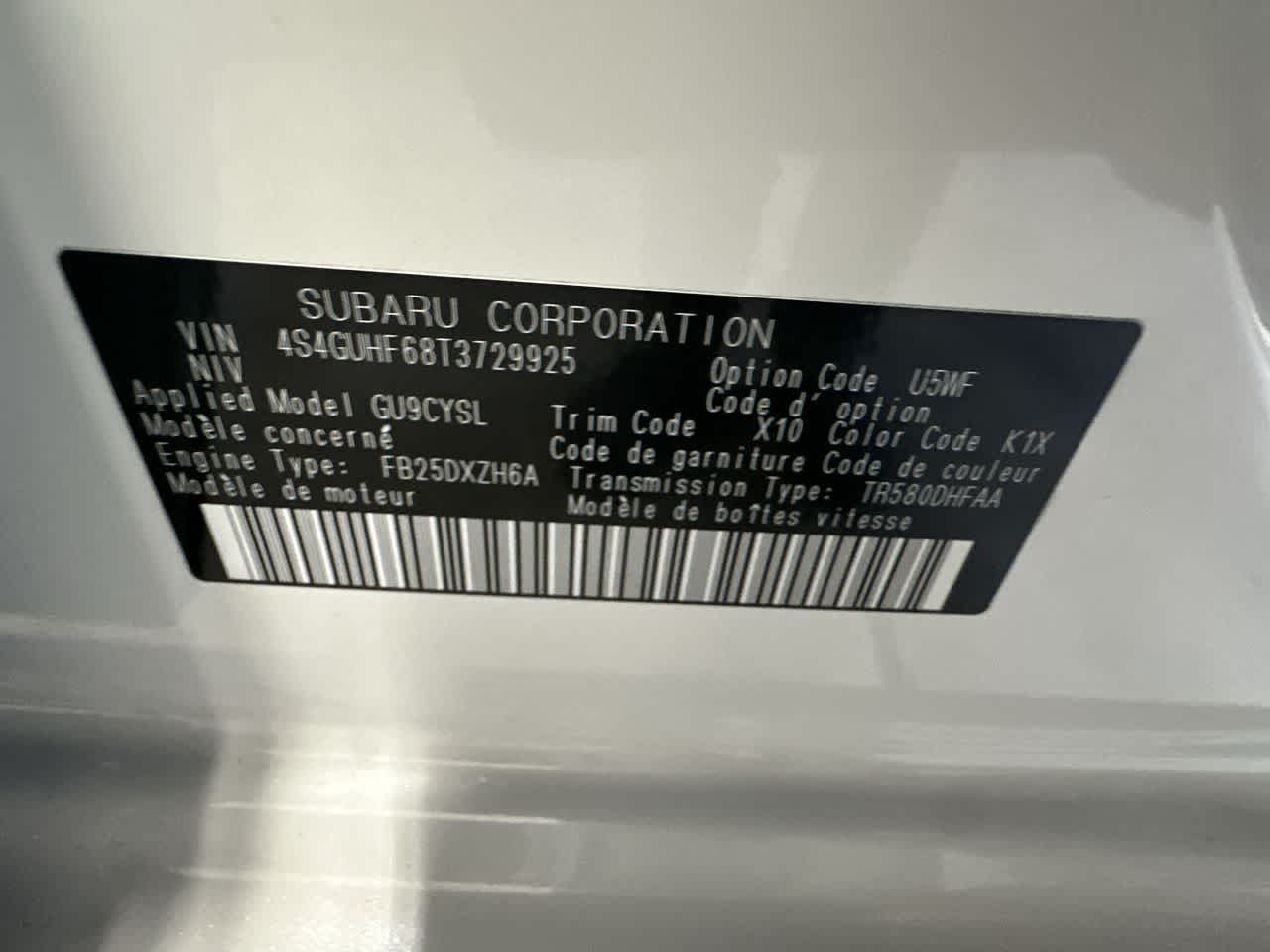 2026 Subaru Crosstrek Sport