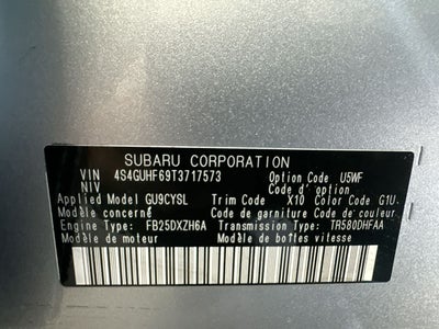 2026 Subaru Crosstrek Sport