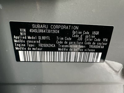 2026 Subaru Forester Limited