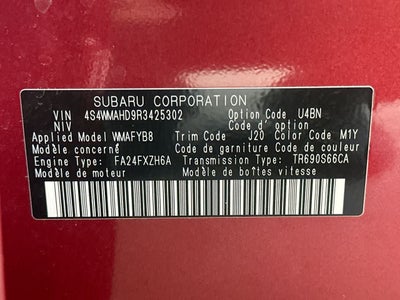 2024 Subaru Ascent Onyx Edition