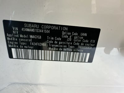 2025 Subaru Ascent Onyx Edition Touring