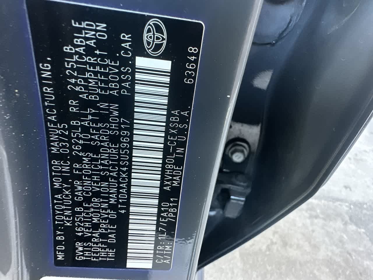 2025 Toyota Camry SE
