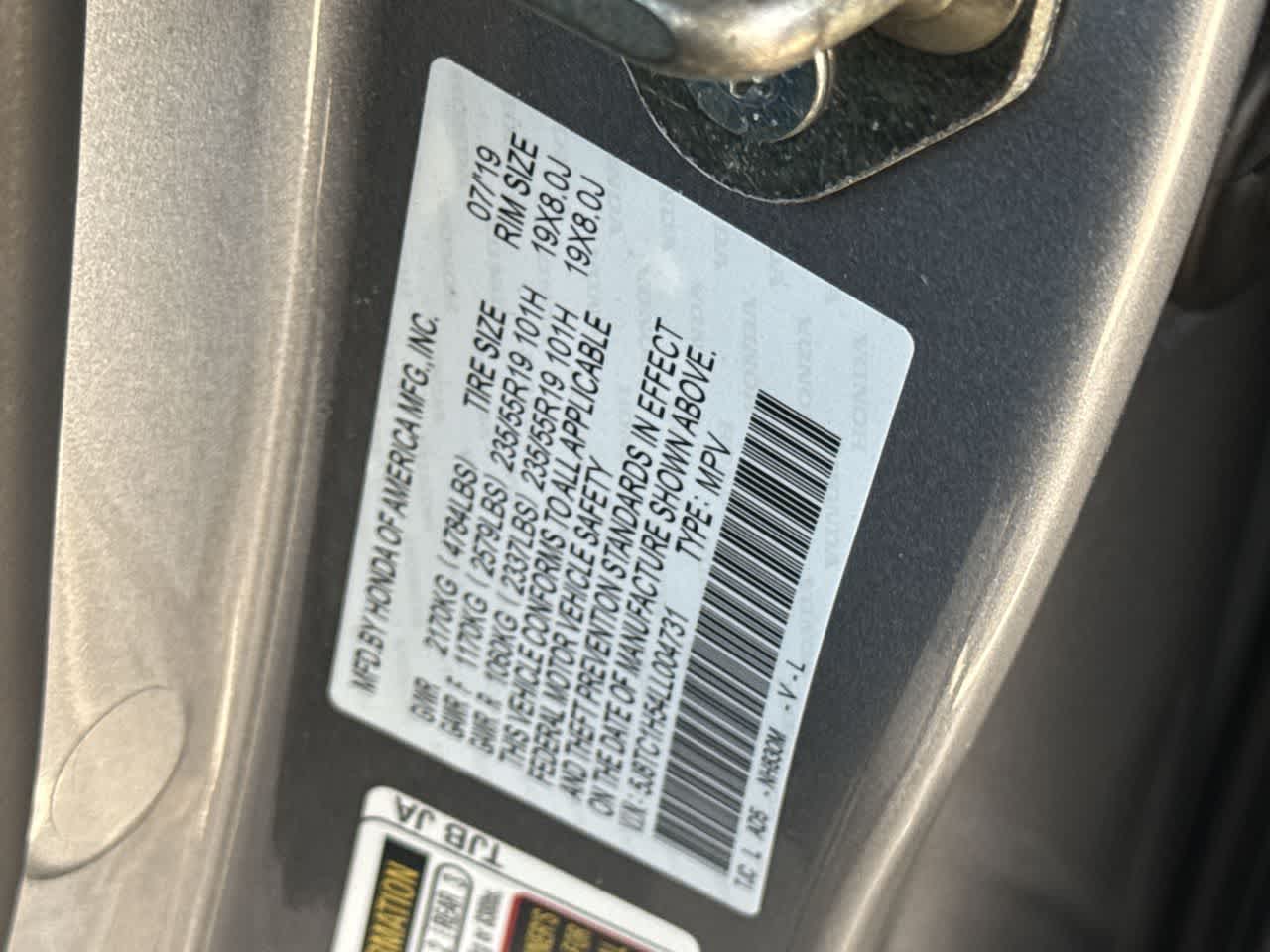 2020 Acura RDX w/Technology Pkg