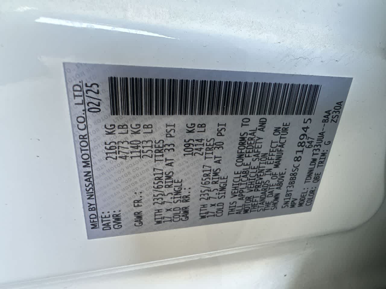 2025 Nissan Rogue Rock Creek