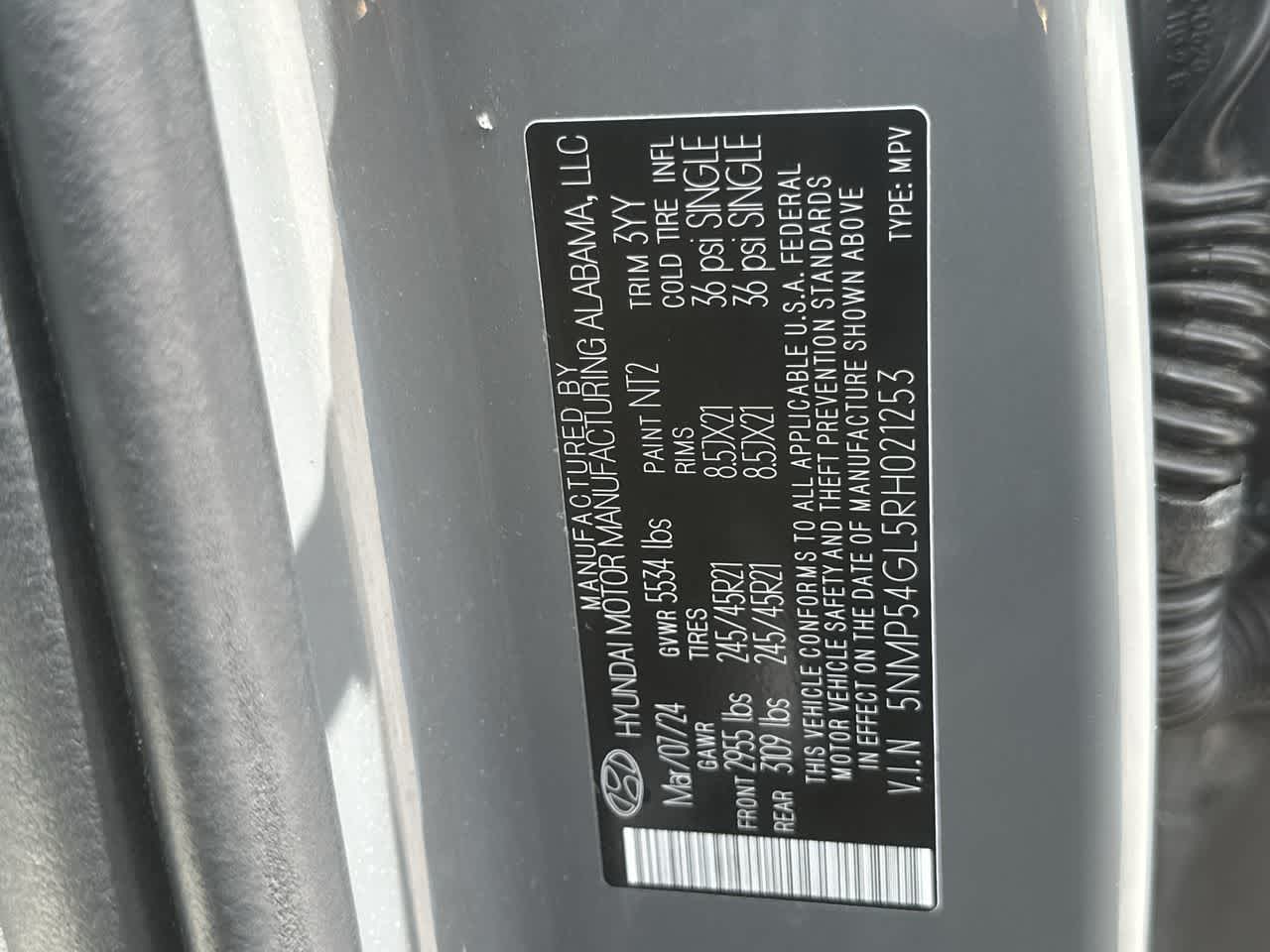 2024 Hyundai Santa Fe Calligraphy