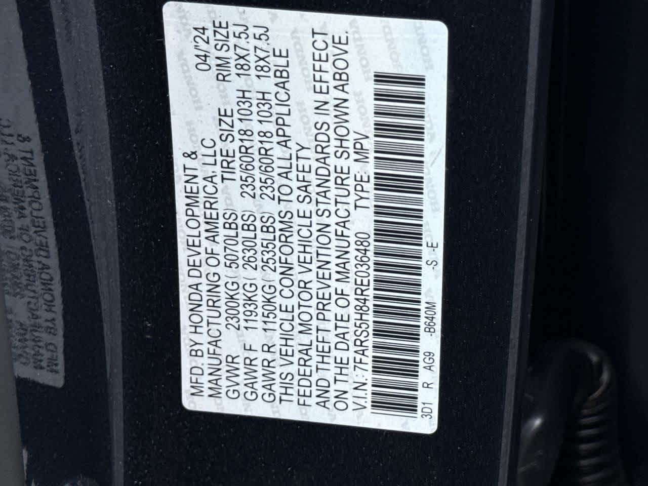 2024 Honda CR-V Hybrid Sport-L