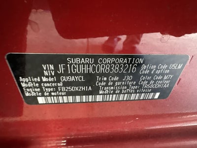 2024 Subaru Impreza RS