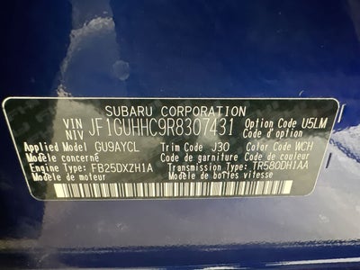 2024 Subaru Impreza RS