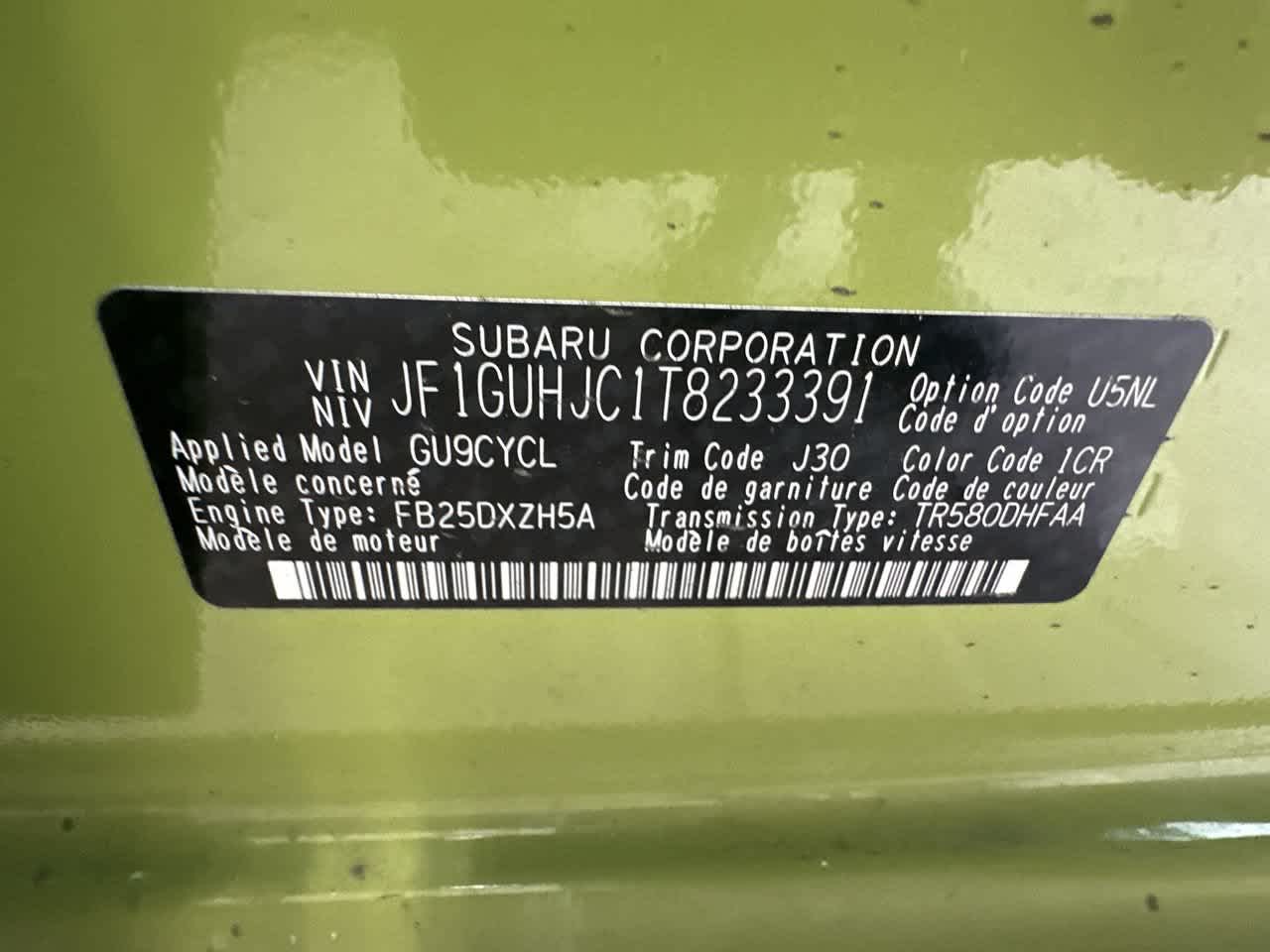 2026 Subaru Impreza RS