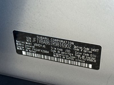 2024 Subaru WRX Manual