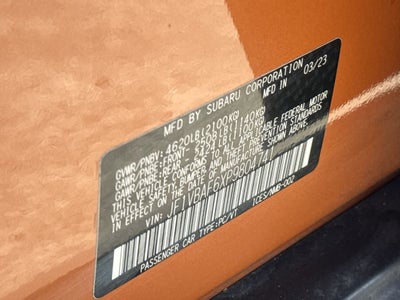 2023 Subaru WRX Premium