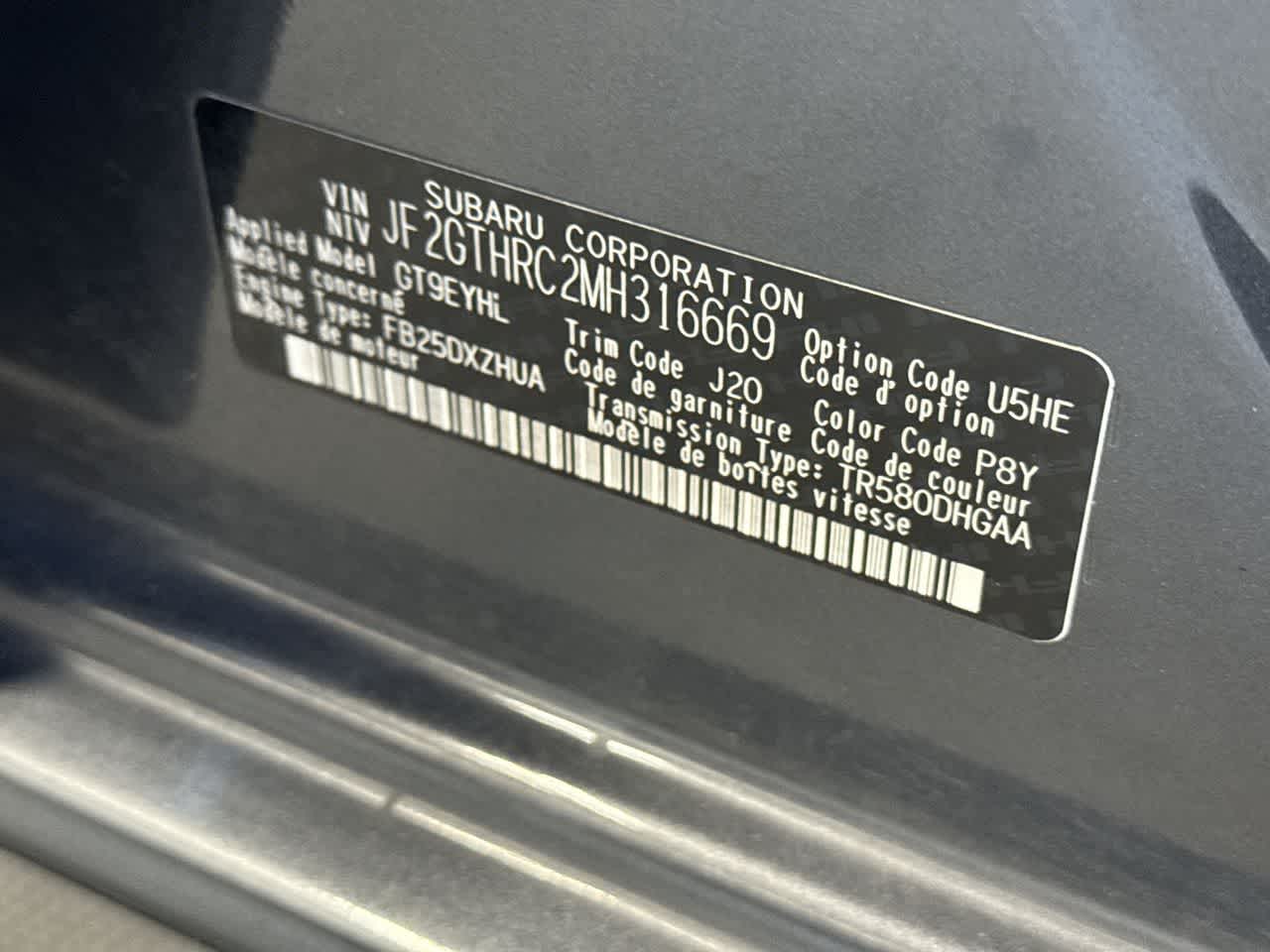 2021 Subaru Crosstrek Sport