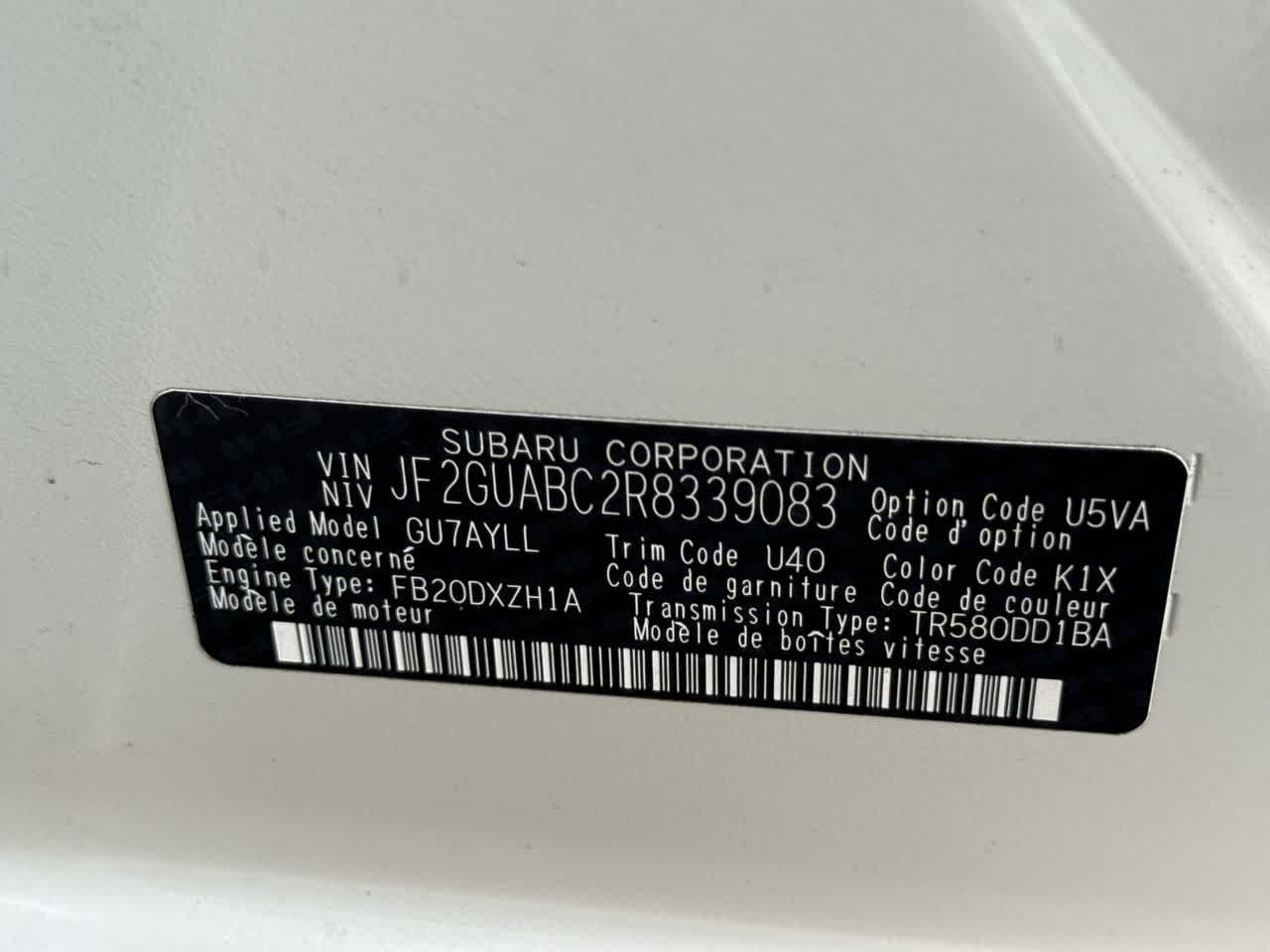 2024 Subaru Crosstrek AWD