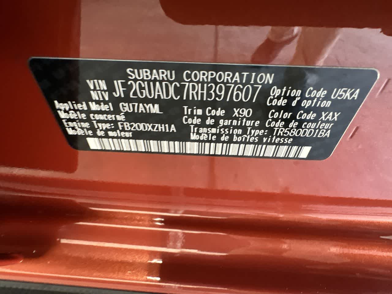 2024 Subaru Crosstrek Premium
