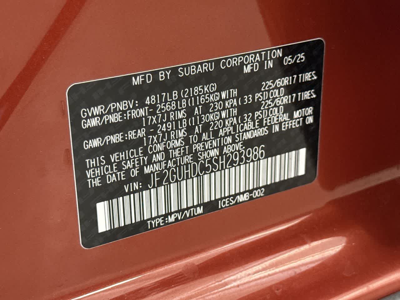 2025 Subaru Crosstrek Premium