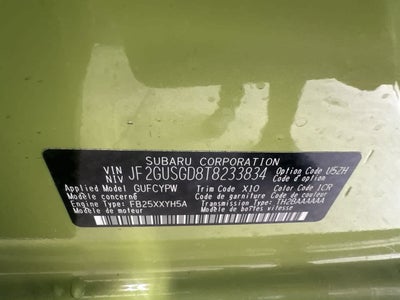 2026 Subaru Crosstrek Sport Hybrid
