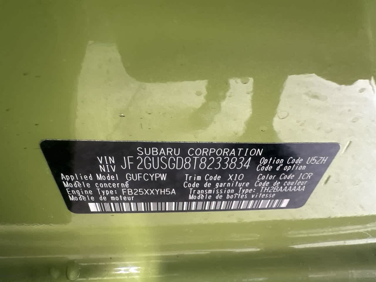 2026 Subaru Crosstrek Sport Hybrid
