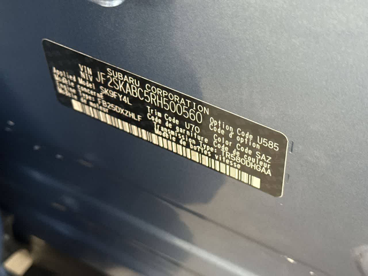 2024 Subaru Forester AWD