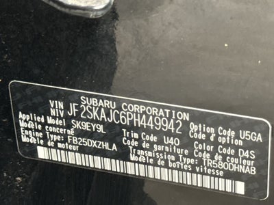 2023 Subaru Forester Sport