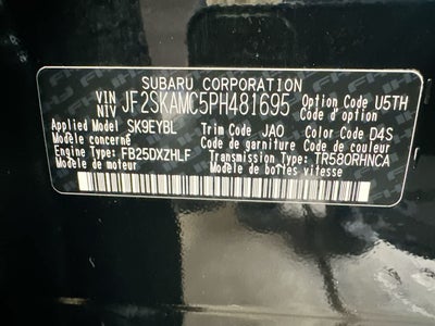 2023 Subaru Forester Wilderness