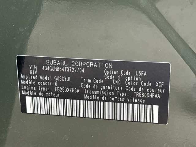 2026 Subaru CROSSTREK Base