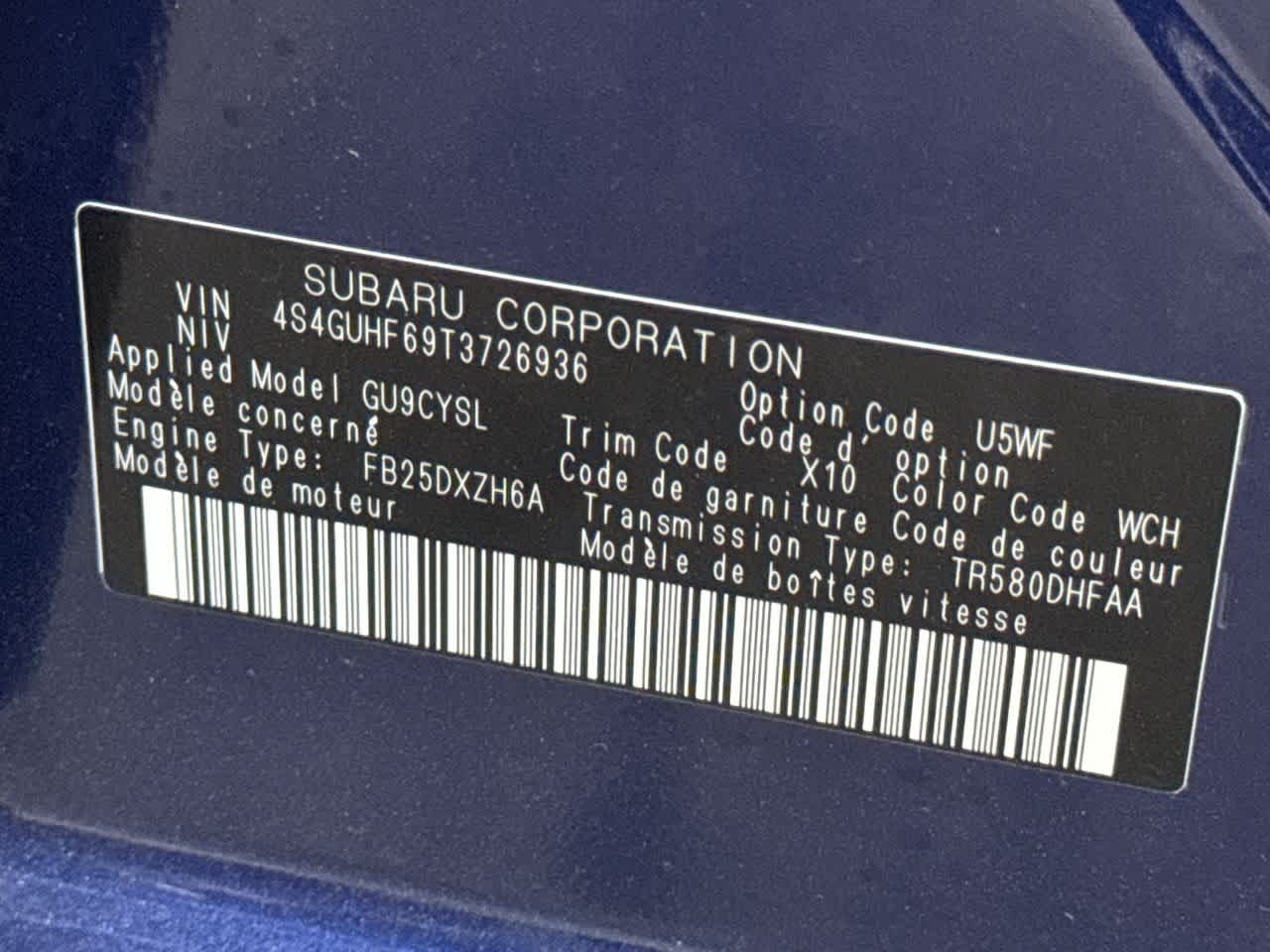 2026 Subaru CROSSTREK Sport