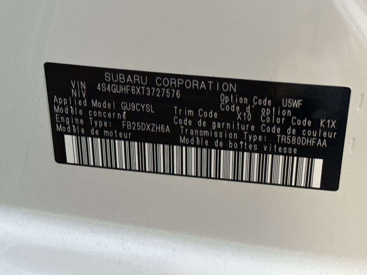 2026 Subaru CROSSTREK Sport