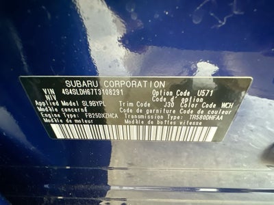 2026 Subaru FORESTER Sport Onyx Edition