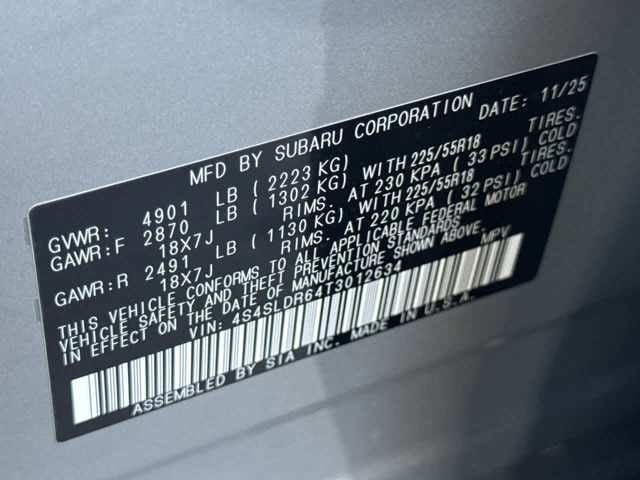 2026 Subaru FORESTER Limited