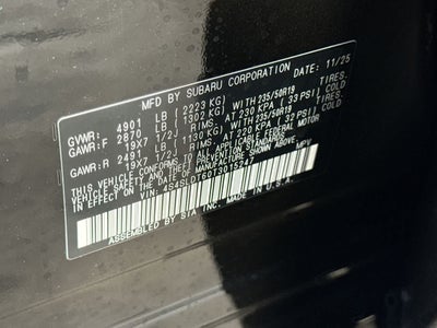 2026 Subaru FORESTER Touring