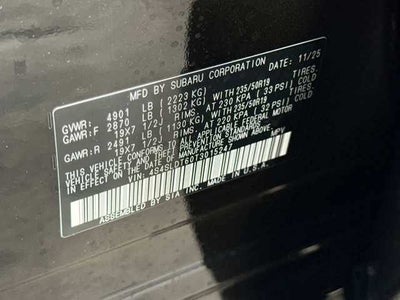 2026 Subaru FORESTER Touring