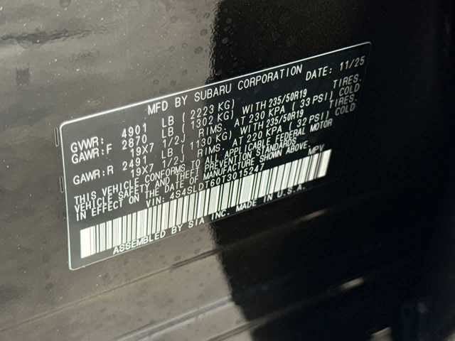 2026 Subaru FORESTER Touring