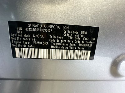 2026 Subaru FORESTER Touring