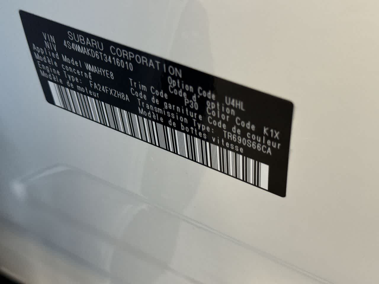 2026 Subaru ASCENT Touring 7-Passenger