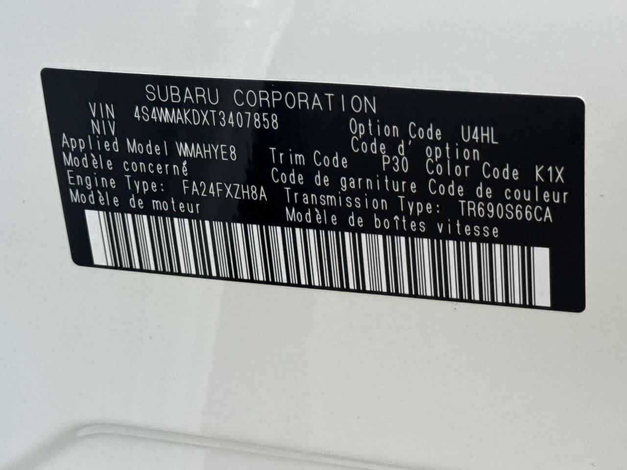 2026 Subaru ASCENT Touring 7-Passenger