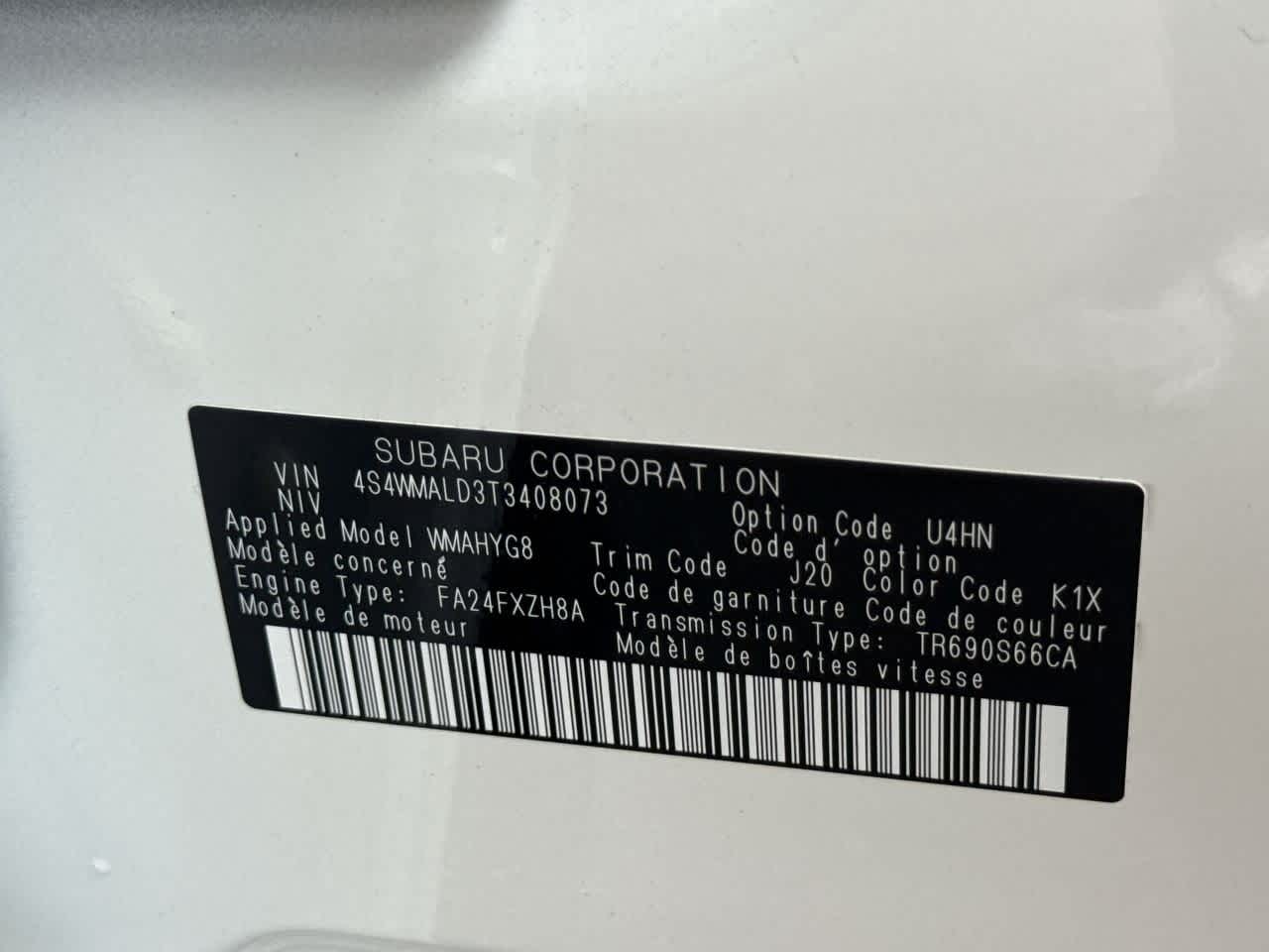 2026 Subaru ASCENT Onyx Edition Touring 7-Passenger